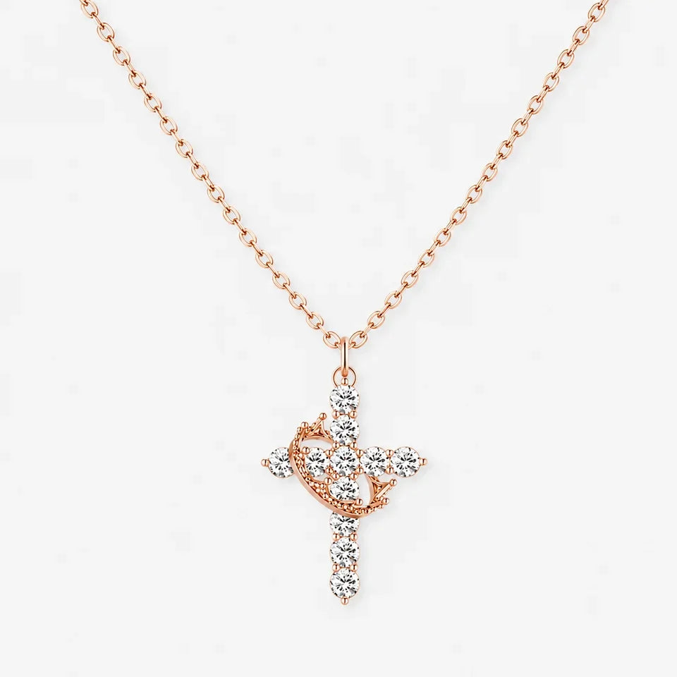 The Crowned Cross Necklace